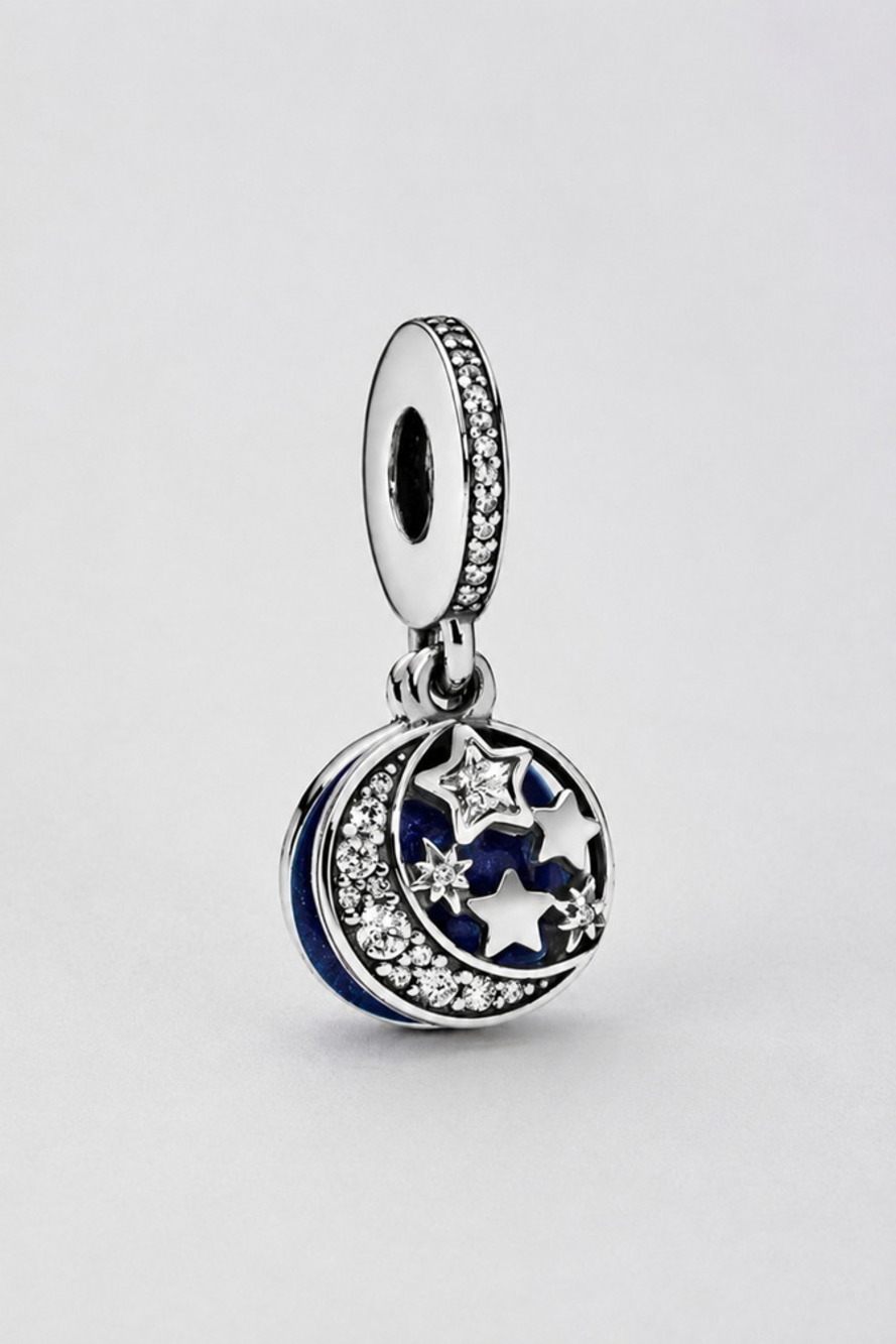 Pandora Rose Gold Matte Pink Murano Glass Charm